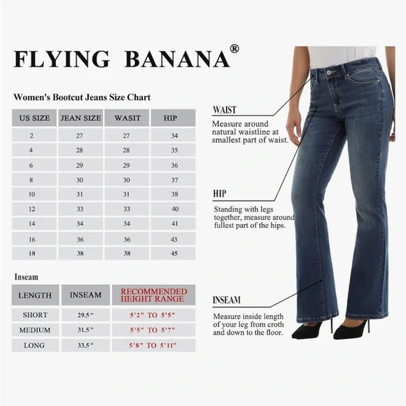 Flying Banana flare jeans size 8 - Picture 4 of 11
